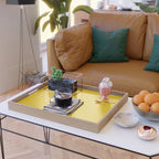 Dandelion Yellow Solid Color Serving Tray Gallery Image 2