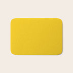 Dandelion Yellow Solid Color Bath Mat Gallery Image 1
