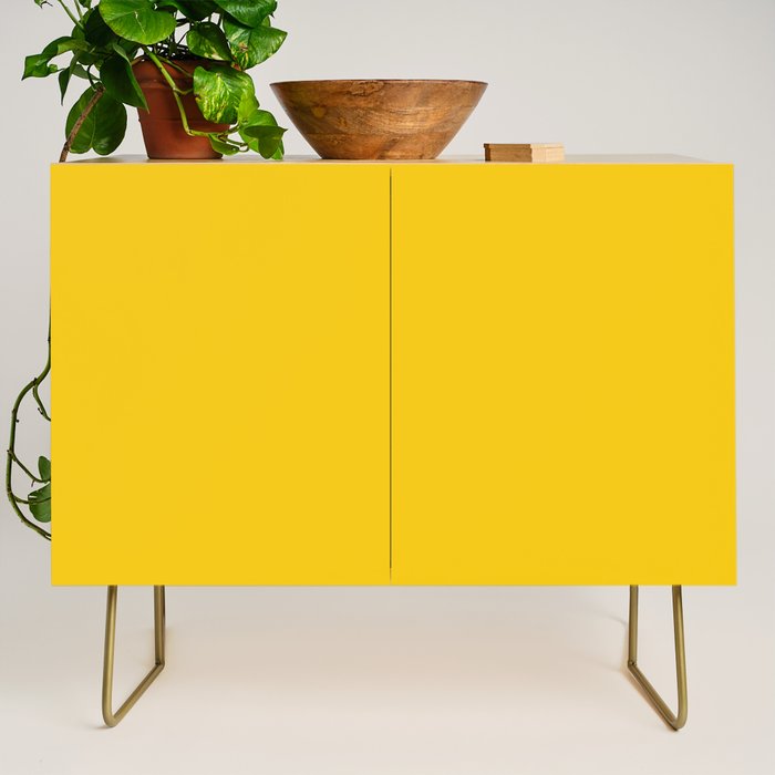 Dandelion Yellow Solid Color Credenza Gallery Image 1