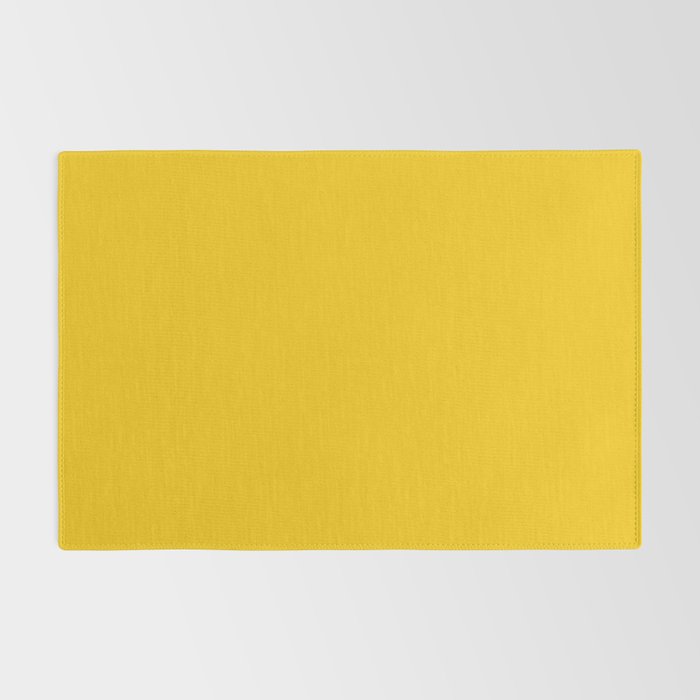 Dandelion Yellow Solid Color Rug Gallery Image 2