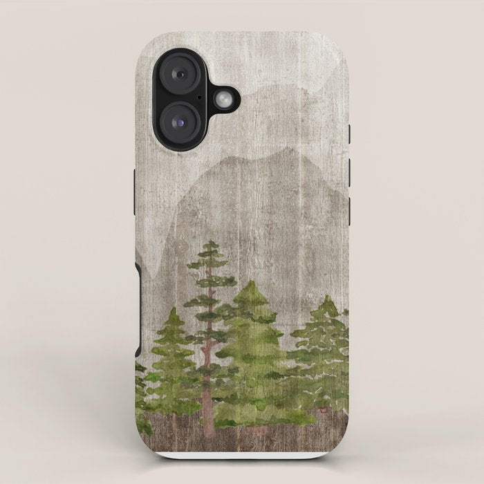 Mountain Range Woodland Forest iPhone Case Gallery Image 1