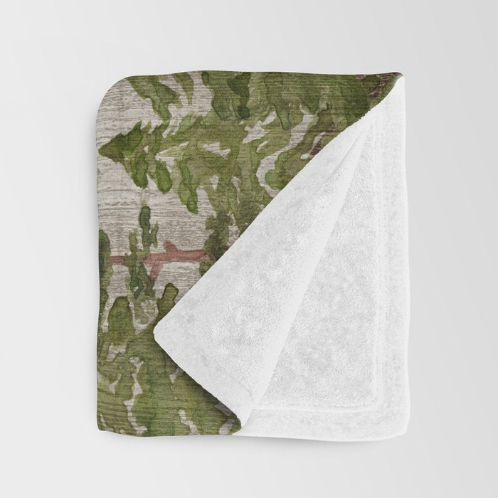 Mountain Range Woodland Forest Throw Blanket Gallery Image 3