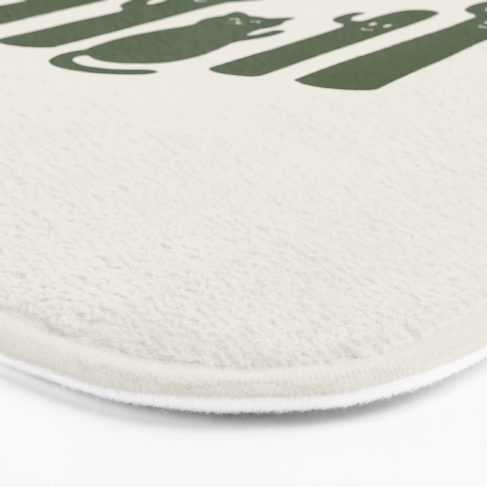 Hidden cat 55g green CATus Bath Mat Gallery Image 3