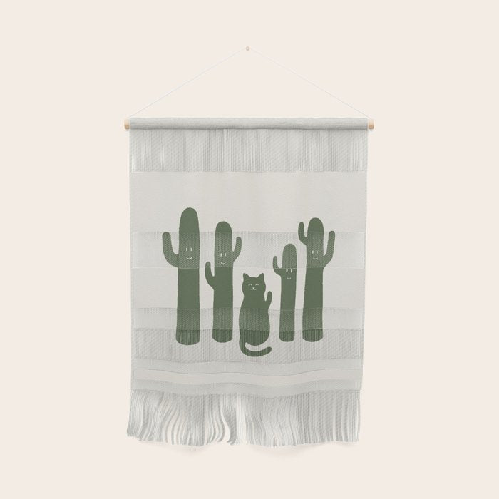 Hidden cat 55g green CATus Wall Hanging Gallery Image 1