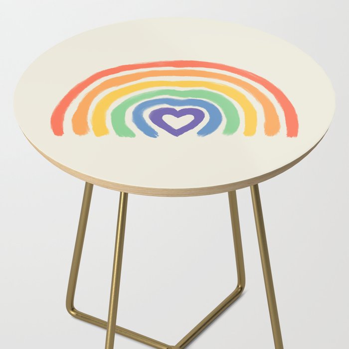 Rainbow Heart Side Table Gallery Image 2