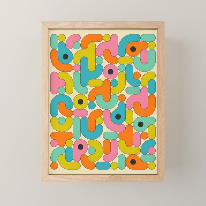 Geometrics 4 Mini Art Print Gallery Image 1