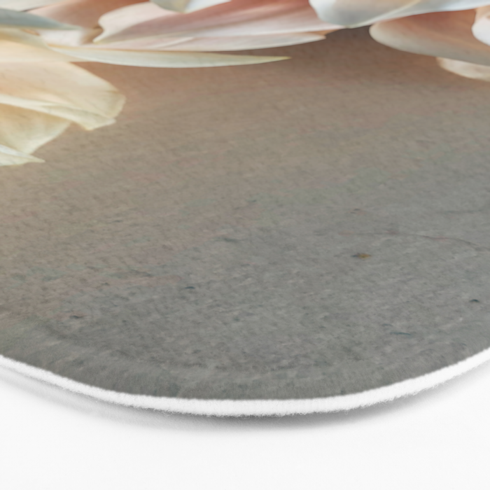 Find Your Tribe #3 - Modern Dahlia Botanical Photograph Bath Mat Gallery Image 3