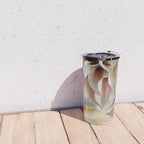 Find Your Tribe #3 - Modern Dahlia Botanical Photograph Travel Mug Gallery Image 4