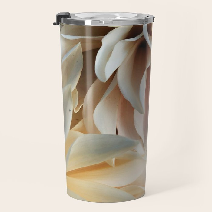 Find Your Tribe #3 - Modern Dahlia Botanical Photograph Travel Mug Gallery Image 3