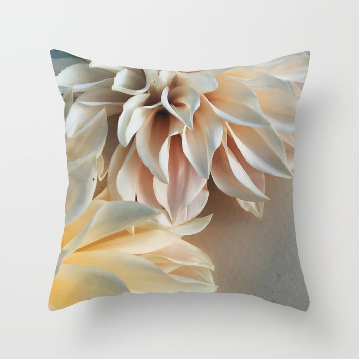 Find Your Tribe #3 - Modern Dahlia Botanical Photograph Throw Pillow Gallery Image 6