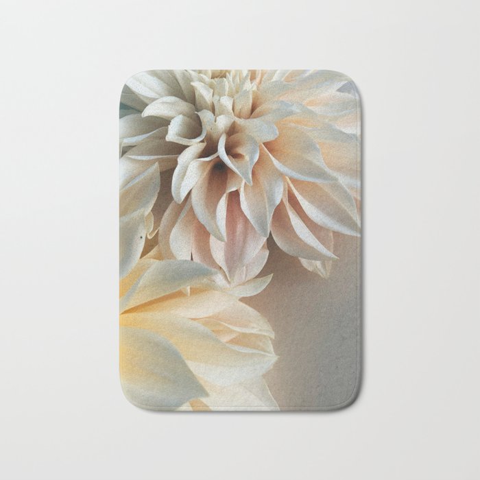 Find Your Tribe #3 - Modern Dahlia Botanical Photograph Bath Mat Gallery Image 1