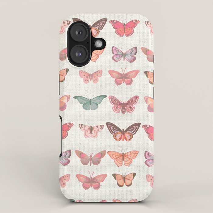 Butterflies in Pink Tones iPhone Case Gallery Image 1