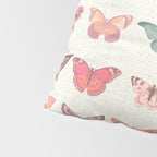 Butterflies in Pink Tones Pillow Sham Gallery Image 4