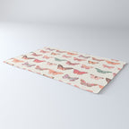 Butterflies in Pink Tones Rug Gallery Image 3