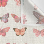 Butterflies in Pink Tones Wall Tapestry Gallery Image 3