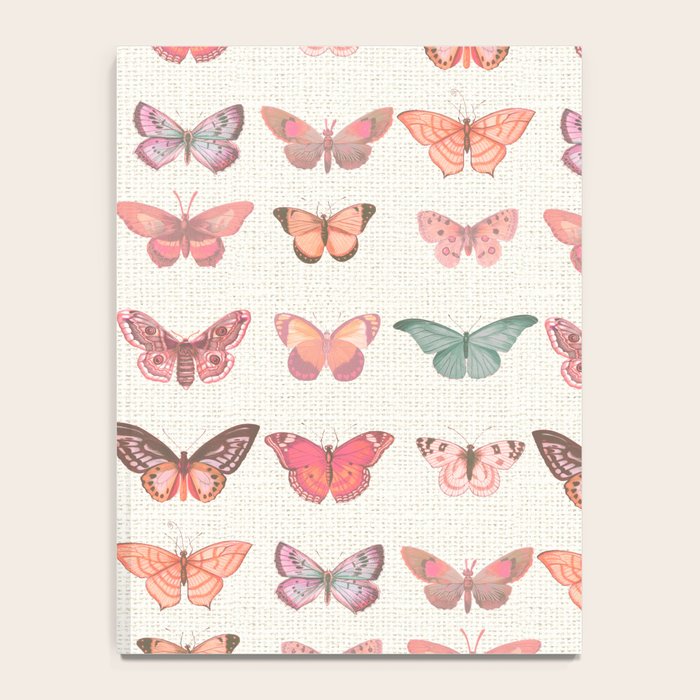 Butterflies in Pink Tones Notebook Gallery Image 4