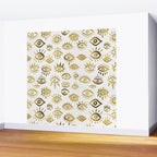 Mystic Eyes - Gold Wall Mural Gallery Image 2