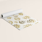 Mystic Eyes - Gold Yoga Mat Gallery Image 2