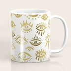 Mystic Eyes - Gold Coffee Mug Gallery Image 1