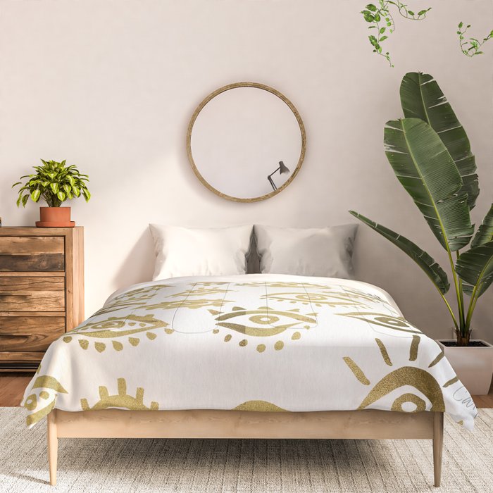 Mystic Eyes - Gold Comforter Gallery Image 3