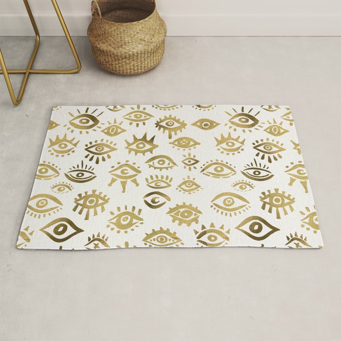 Mystic Eyes - Gold Rug Gallery Image 1