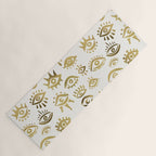 Mystic Eyes - Gold Yoga Mat Gallery Image 1