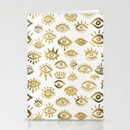 Mystic Eyes - Gold Stationery Card Gallery Image 2