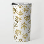 Mystic Eyes - Gold Travel Mug Gallery Image 3