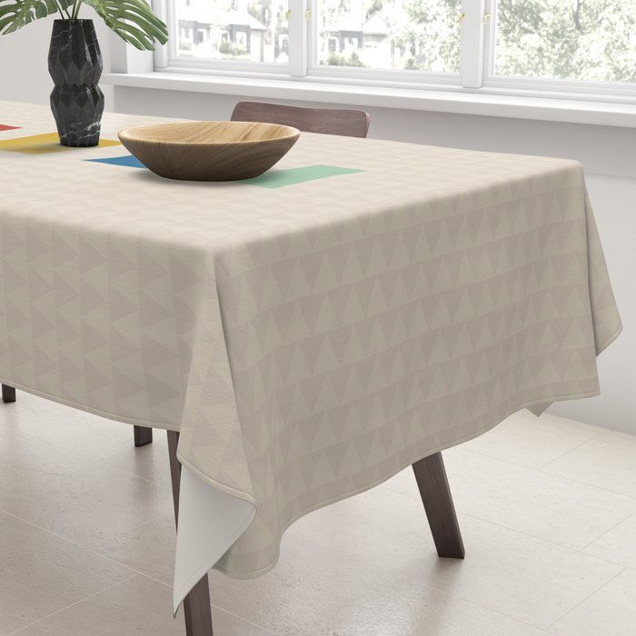 four elements II tweed and primary colors Tablecloth Gallery Image 3