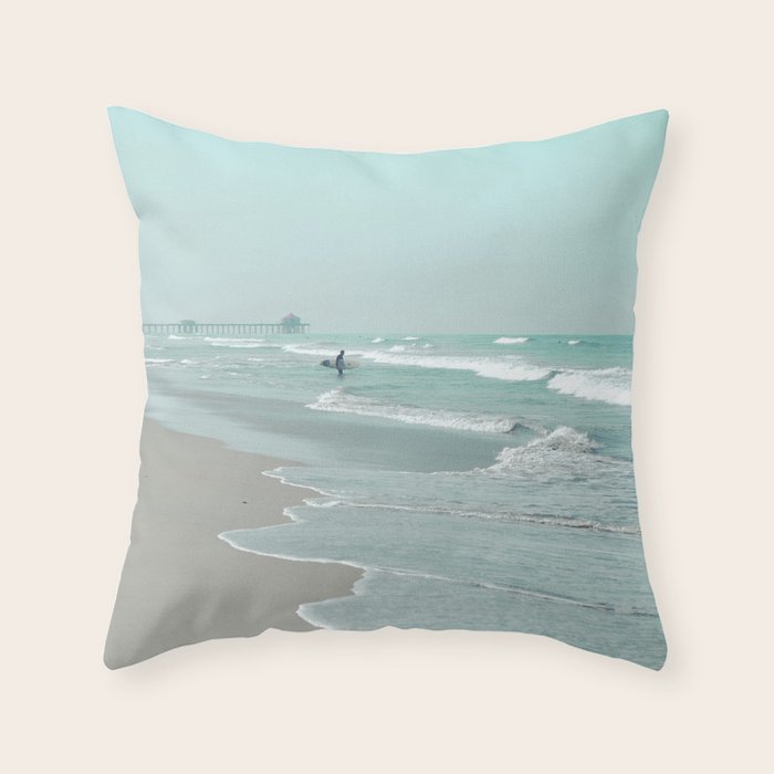 Surf City Throw Pillow Gallery Image 1
