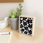 Black & White Flower - 70's Daisies Mini Art Print Gallery Image 2