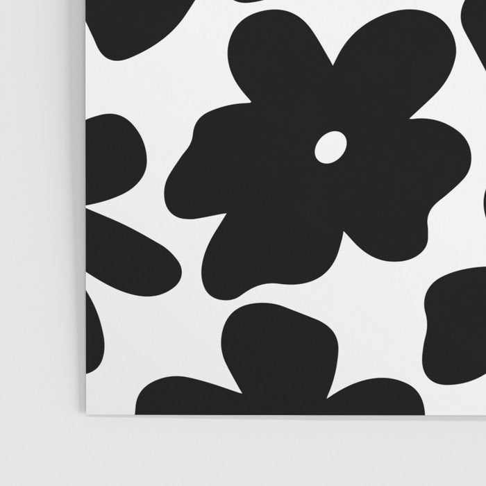 Black & White Flower - 70's Daisies Poster Gallery Image 3