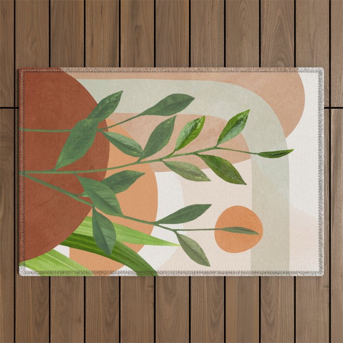 Nature Geometry XII Outdoor Rug Gallery Image 1
