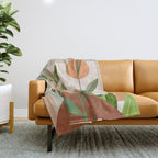 Nature Geometry XII Throw Blanket Gallery Image 1