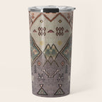 Traditional Vintage Moroccan Rug Travel Mug Gallery Image 1