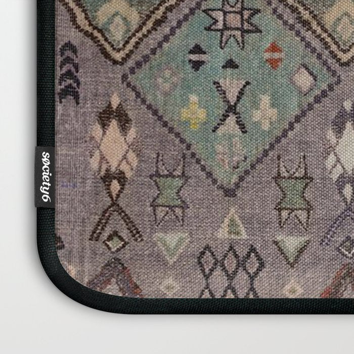 Traditional Vintage Moroccan Rug Laptop Sleeve Gallery Image 3