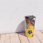 mid century minimal floral Travel Mug Gallery Image 4