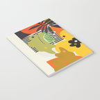 mid century minimal floral Notebook Gallery Image 3