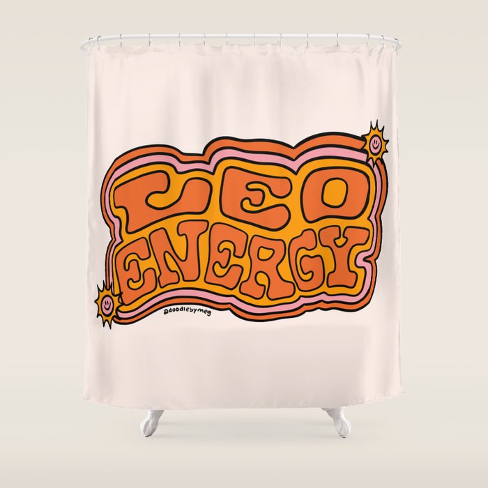 Leo Energy Shower Curtain Gallery Image 1