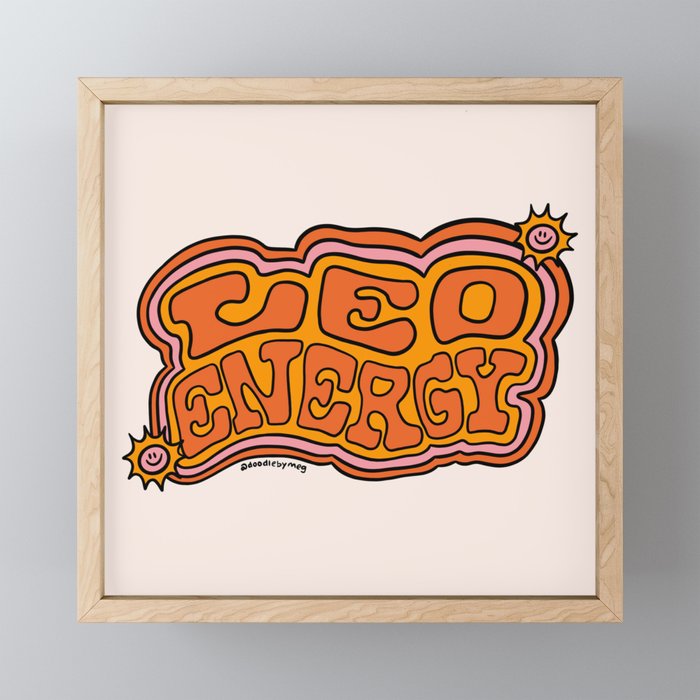 Leo Energy Mini Art Print Gallery Image 1
