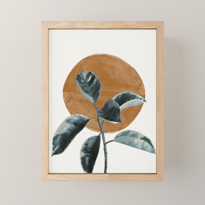 Fiscus by the sun Mini Art Print Gallery Image 1