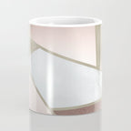 Geometric Art, Rose Gold, Blush Pink, Marble Prints Coffee Mug Gallery Image 4