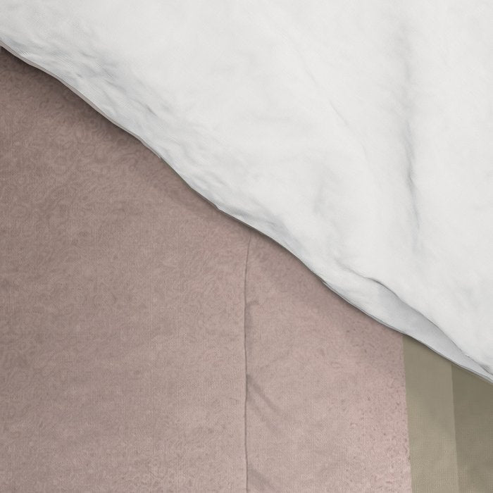 Geometric Art, Rose Gold, Blush Pink, Marble Prints Comforter Gallery Image 4