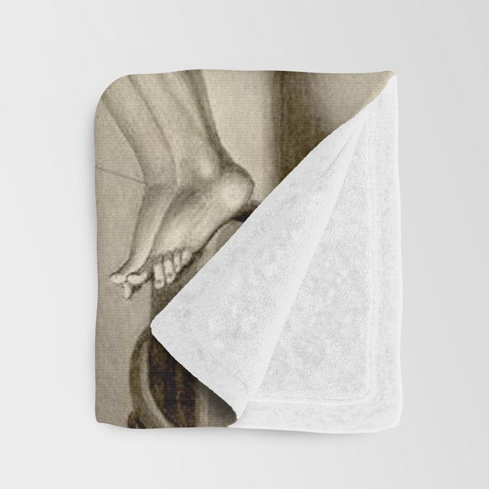 Jean Frédéric Maximilien de Waldeck Erotic Lovers III Throw Blanket Gallery Image 3