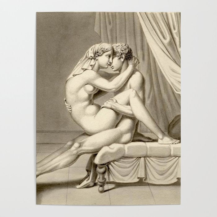 Jean Frédéric Maximilien de Waldeck Erotic Lovers III Poster Gallery Image 1