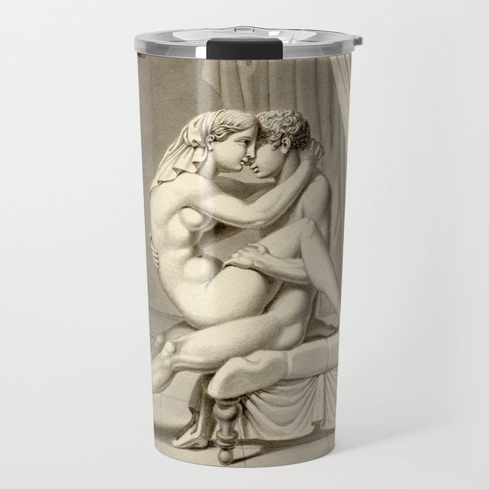 Jean Frédéric Maximilien de Waldeck Erotic Lovers III Travel Mug Gallery Image 1