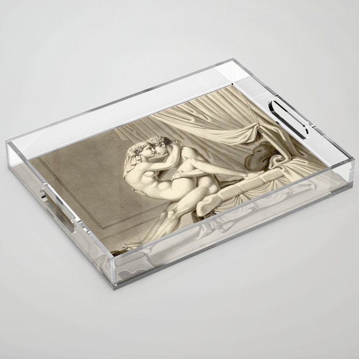 Jean Frédéric Maximilien de Waldeck Erotic Lovers III Acrylic Tray Gallery Image 1