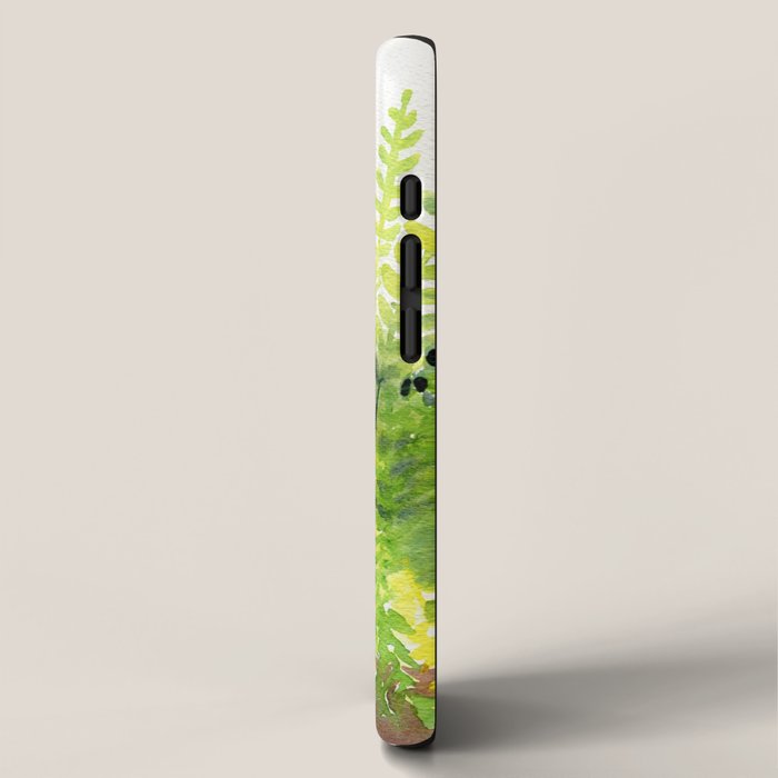 Cat and Fern iPhone Case Gallery Image 2