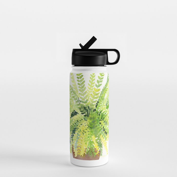 Cat and Fern Water Bottle Gallery Image 1
