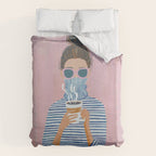Cozy Morning Coffee Vibes Duvet Cover Gallery Image 6